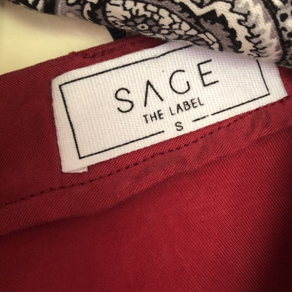 Sexy Red Mini Dress brand Sage - Small - Picture 3 of 7